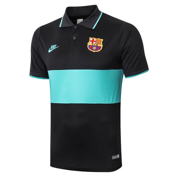 Polo Barcelona 2020-2021 Negro Verde